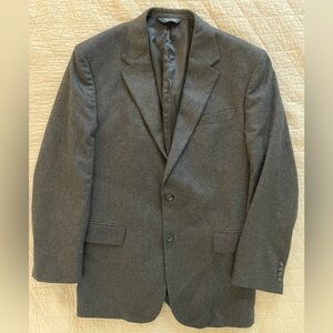 JoS. A. BANK Thick Soft Pure Cashmere Jacket in Charcoal Size 44 L